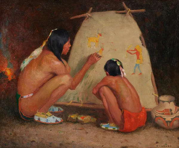 Indian Painter (19th century) av Eanger Irving Couse