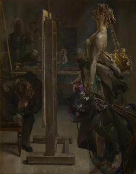 Inspiration of the Painter av Jacek Malczewski