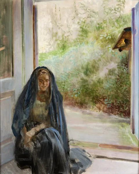 My Models – Triptych (Right Part) av Jacek Malczewski