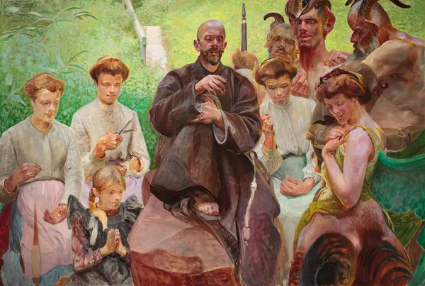 Saint Francis av Jacek Malczewski