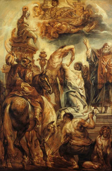Le Martyre de Sainte Apolline av Jacob Jordaens