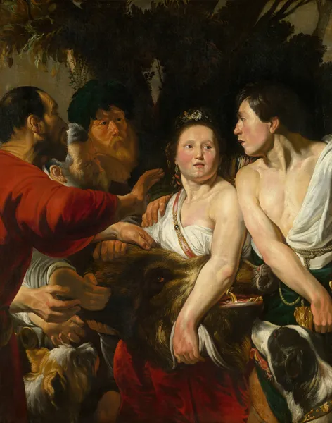 Meleager and Atalante av Jacob Jordaens