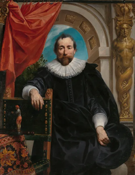 Portrait of Rogier Le Witer av Jacob Jordaens