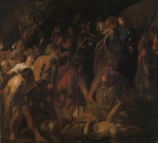 The Betrayal of Christ av Jacob Jordaens