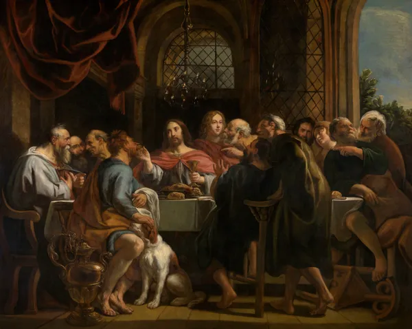 The Last Supper av Jacob Jordaens
