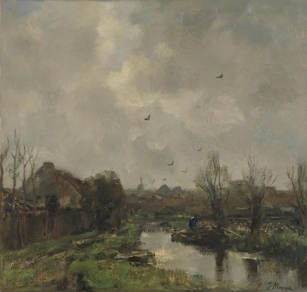 Landschap in de omgeving van Den Haag av Jacob Maris