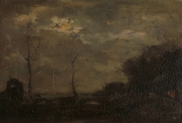 Vaart bij maanlicht av Jacob Maris