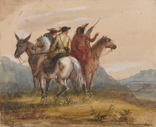 Indian guide. av Alfred Jacob Miller