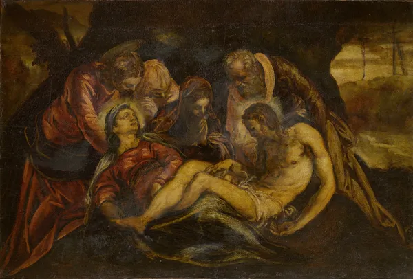 Lamentation over the Dead Christ av Jacopo Tintoretto