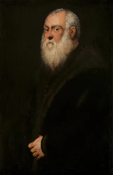 Man with a White Beard av Jacopo Tintoretto