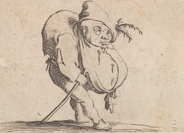 Le bossu a la canne av Jacques Callot