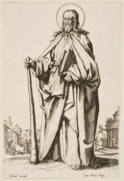 St. James the Less av Jacques Callot