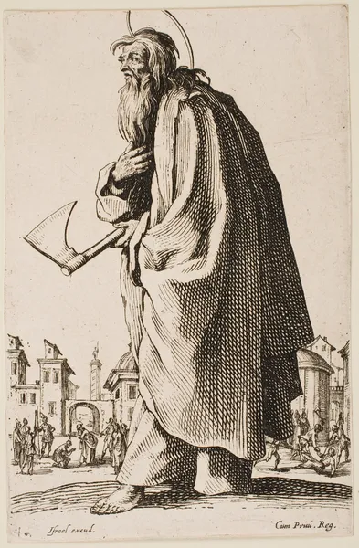 St. Thaddeus or St. Jude av Jacques Callot