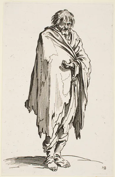 The Barefooted Beggar av Jacques Callot