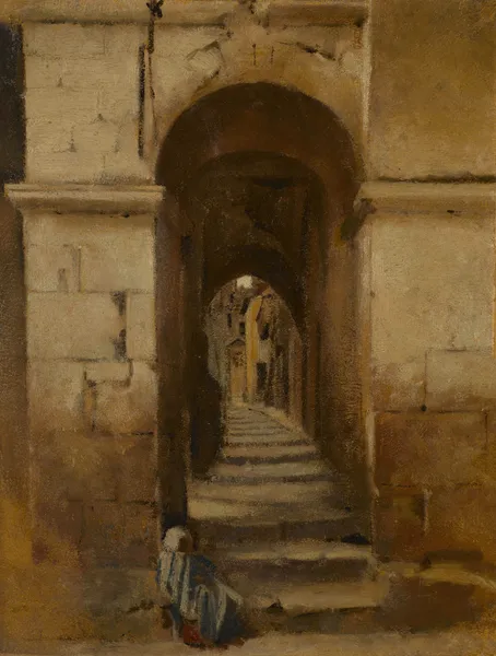 Ruelle à Rome av Jean-Jacques Henner