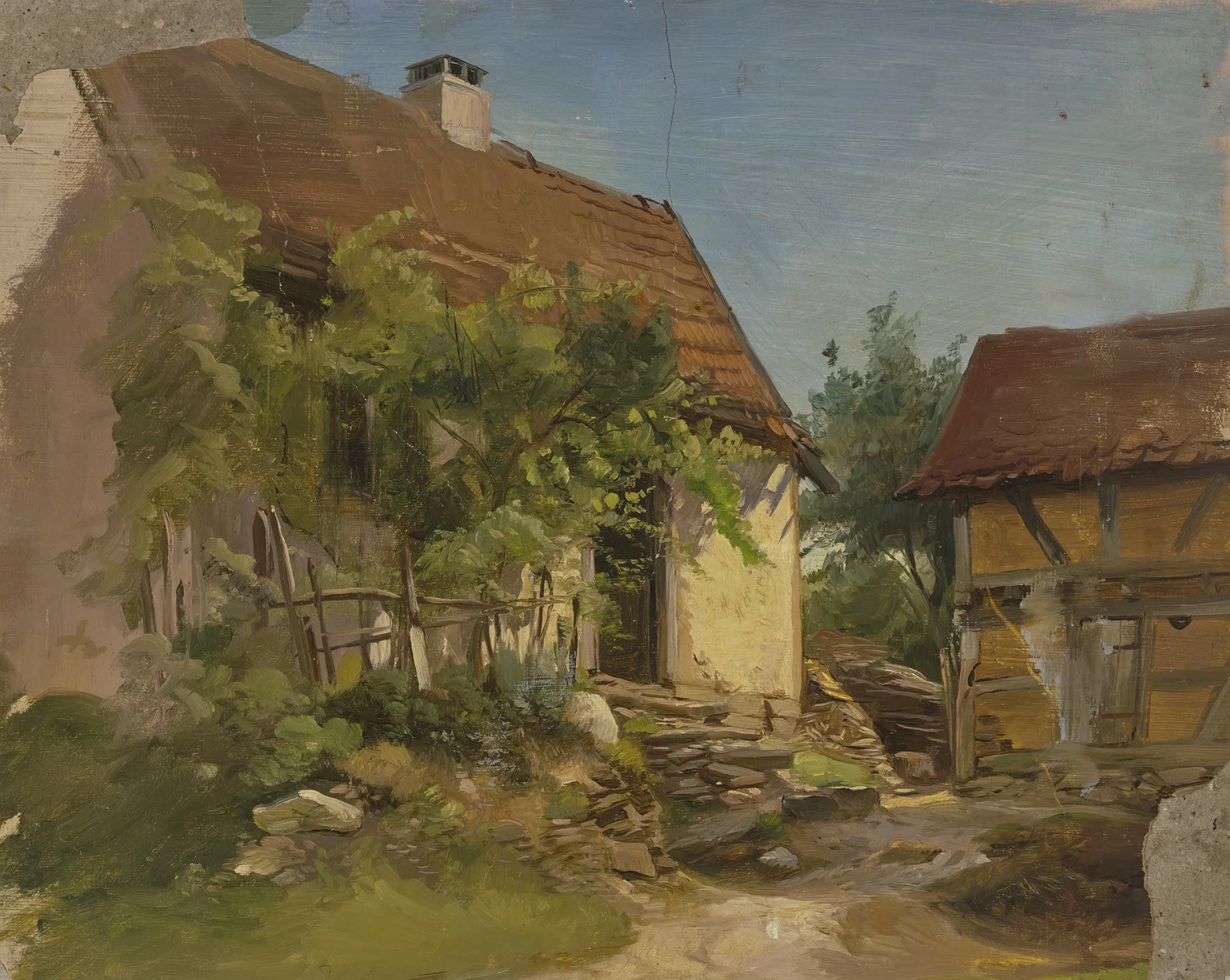 Farm house. av Jakob Becker