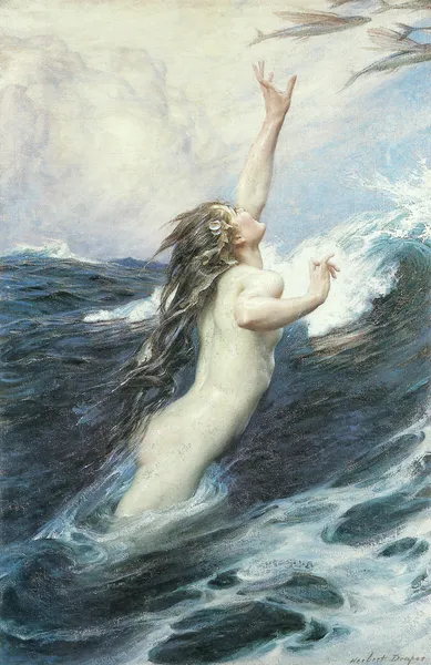 Flying Fish av Herbert James Draper