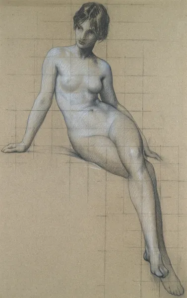Study For The Kelpie av Herbert James Draper
