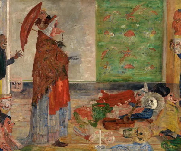 Astonishment of the Mask Wouse av James Ensor