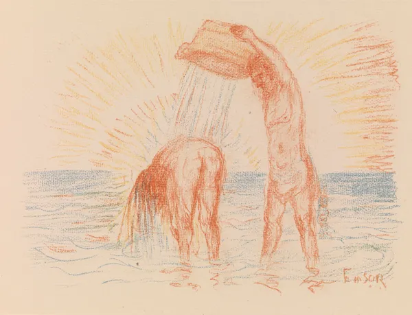The Baptism of Christ av James Ensor