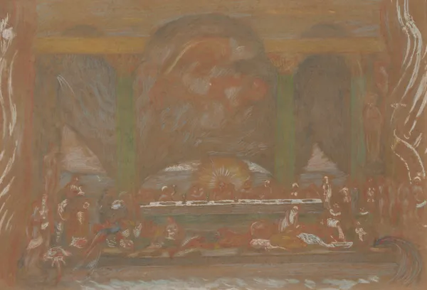The wedding of Cana av James Ensor