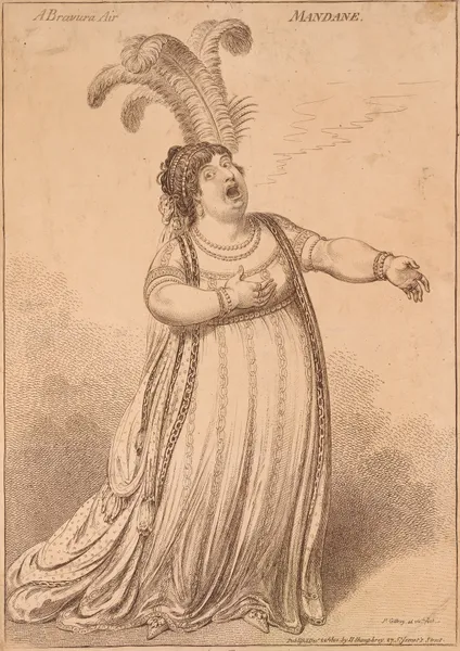 A Bravura air mandane av James Gillray