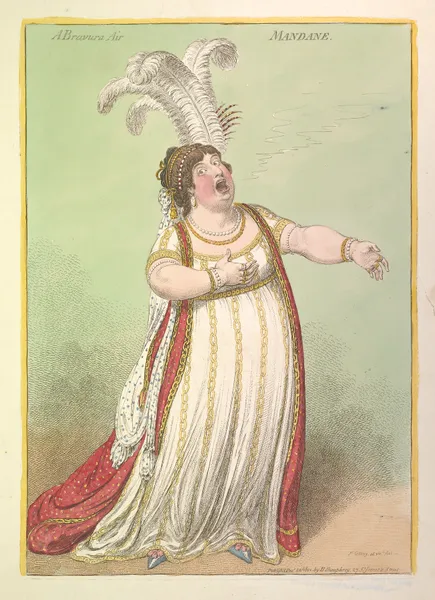 A Bravura air mandane av James Gillray