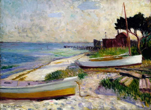 Beach Scene av William James Glackens