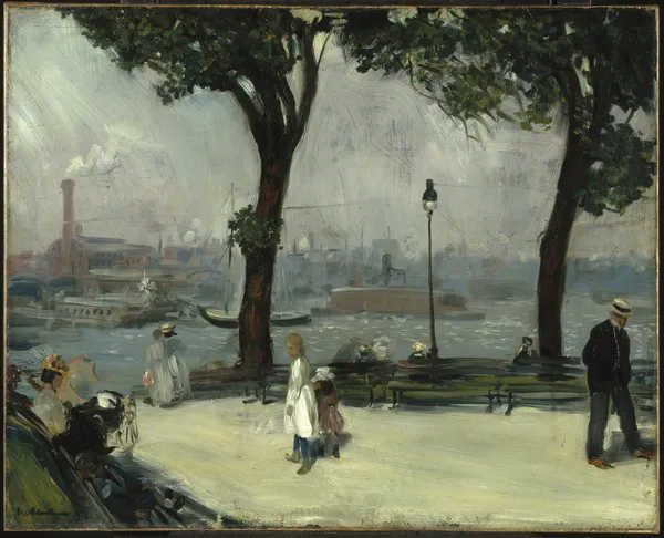 East River Park av William James Glackens