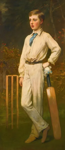 Portrait Of A Young Cricketer av James Sant