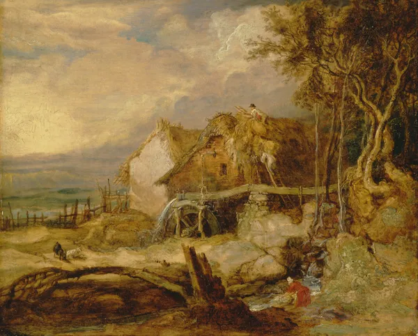 An Overshot Mill av James Ward