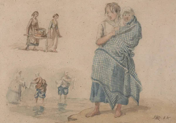 Scottish Peasant Women av James Ward