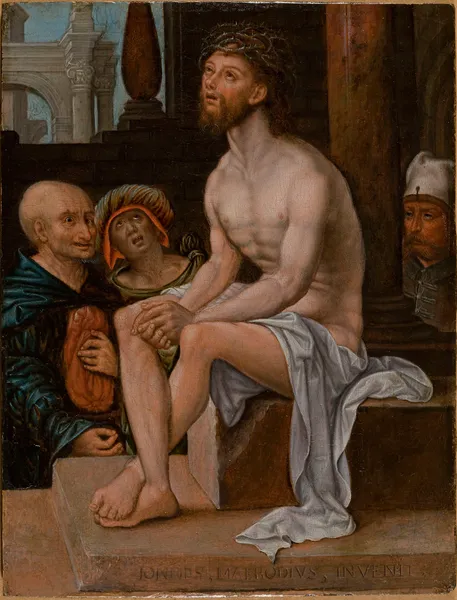 Christ on the Cold Stone (16th century) av Jan Gossaert