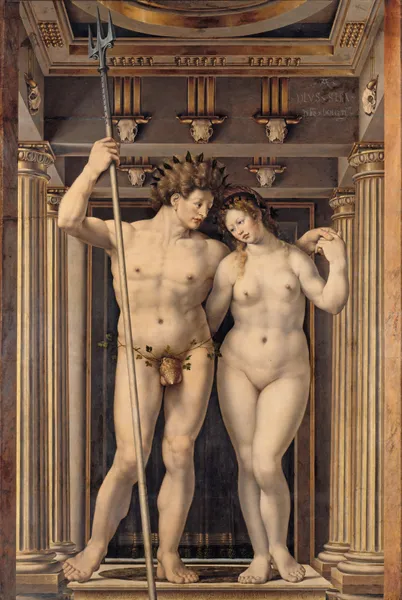 Neptune and Amphitrite av Jan Gossaert