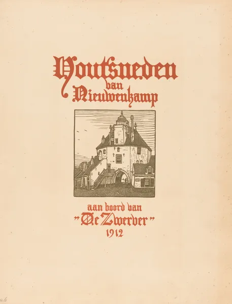 Houtsneden van Nieuwenkamp cover av Wijnand Otto Jan Nieuwenkamp