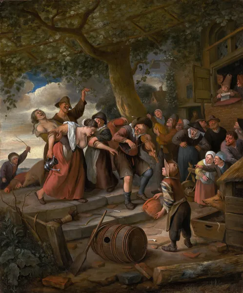 A Pig Belongs in the Sty av Jan Steen