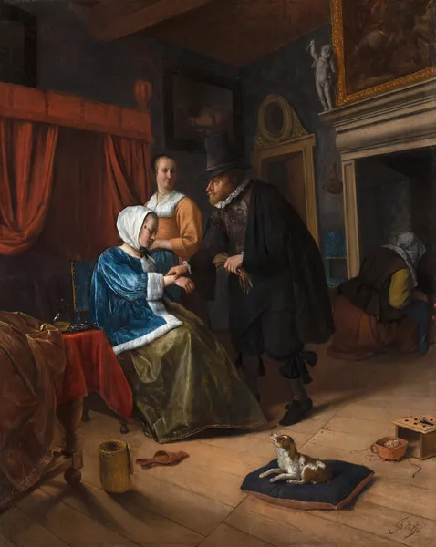 The Sick Girl av Jan Steen