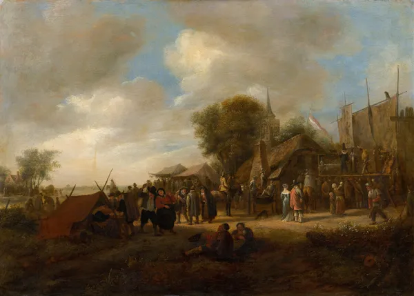 Village Fair av Jan Steen