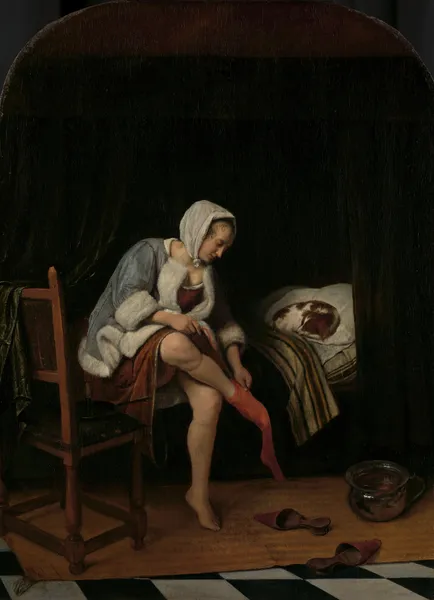 Woman at her Toilet av Jan Steen
