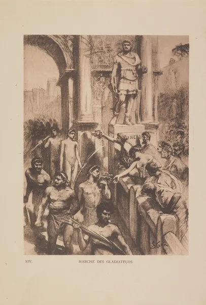 Marche Des Gladiateurs av Jan Styka
