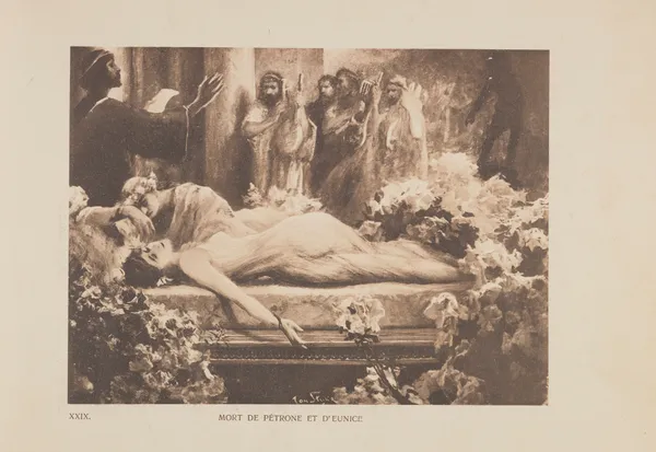 Mort De Pétrone Et D’eunice av Jan Styka