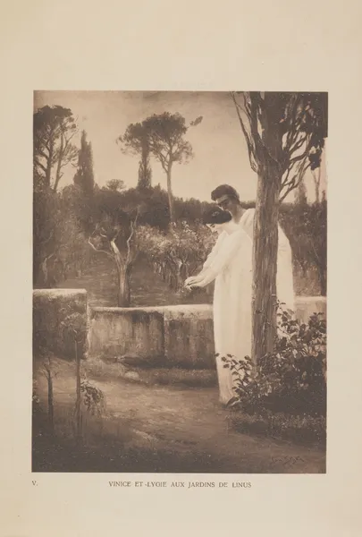 Vinice Et Lygie Aux Jardins De Linus av Jan Styka