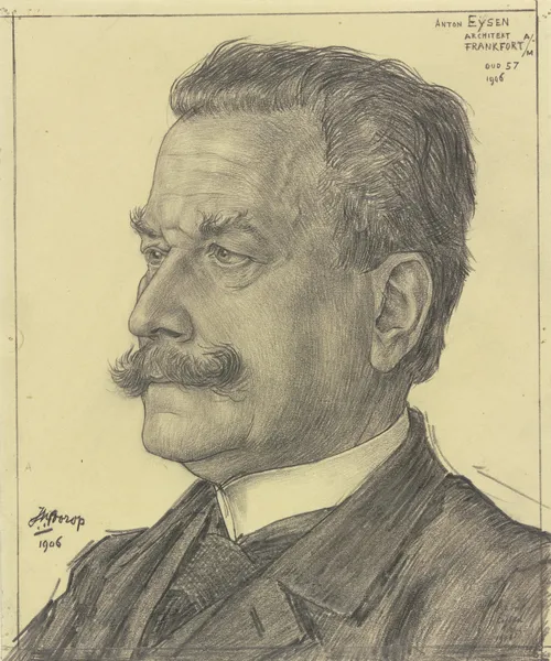 Bildnis des Architekten Anton Eyssen av Jan Toorop