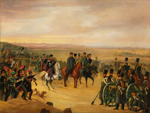 General Józef Chłopicki and Skrzynecki among soldiers av January Suchodolski