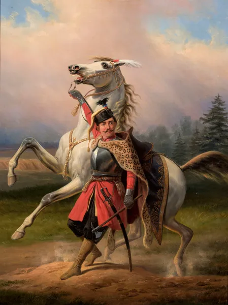 Squire of Sobieski av January Suchodolski
