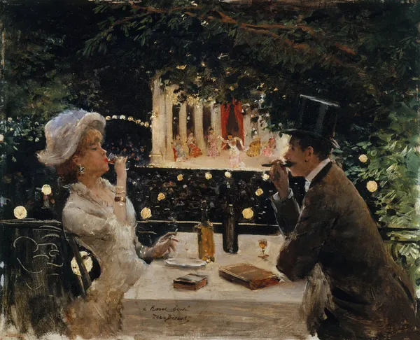 Dîner aux Ambassadeurs av Jean Béraud