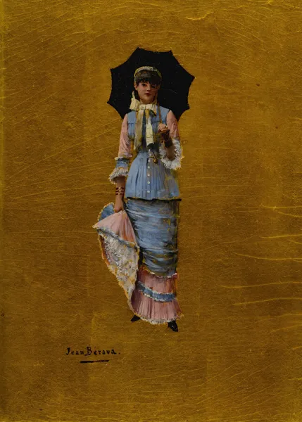 Jeune femme a l’ombrelle av Jean Béraud