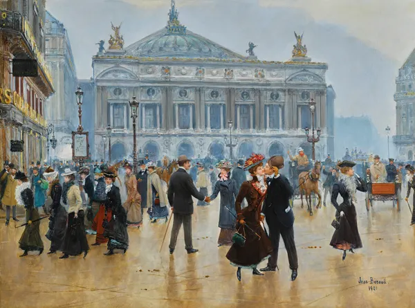 L’arrivée Des Midinettes av Jean Béraud