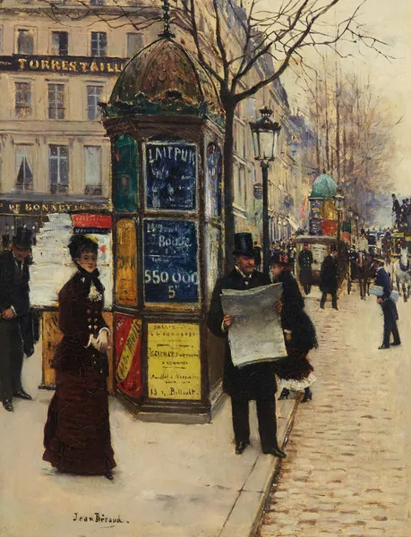 Les grands boulevards av Jean Béraud