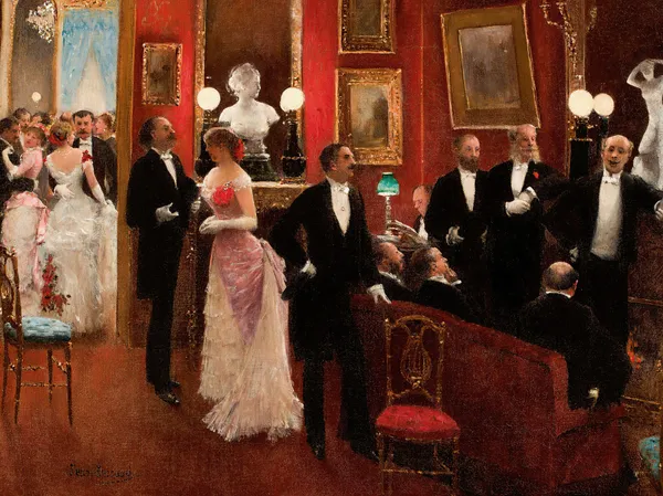 Scène Du Bal av Jean Béraud